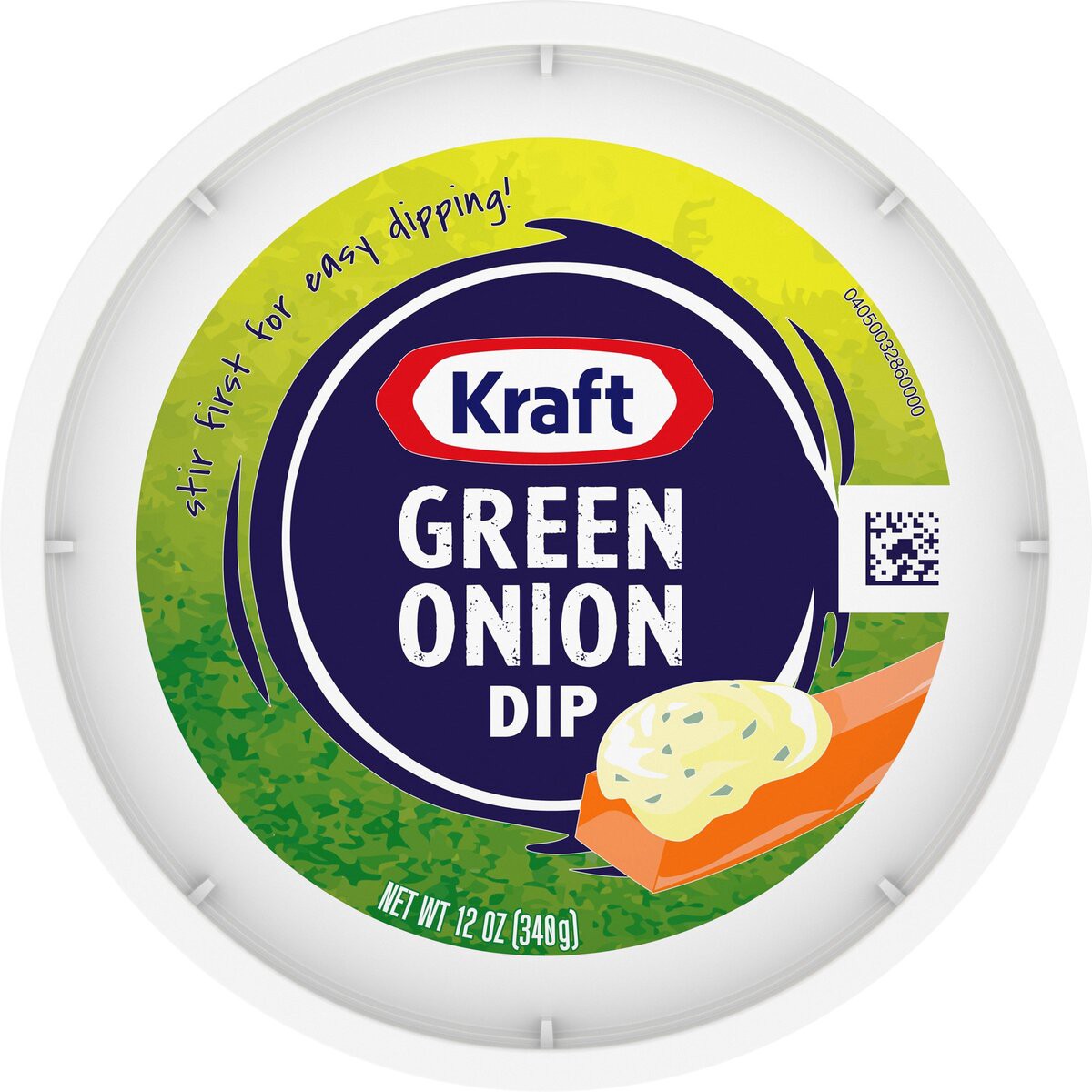 slide 2 of 9, Kraft Green Onion Dip, 12 oz Tub, 12 oz