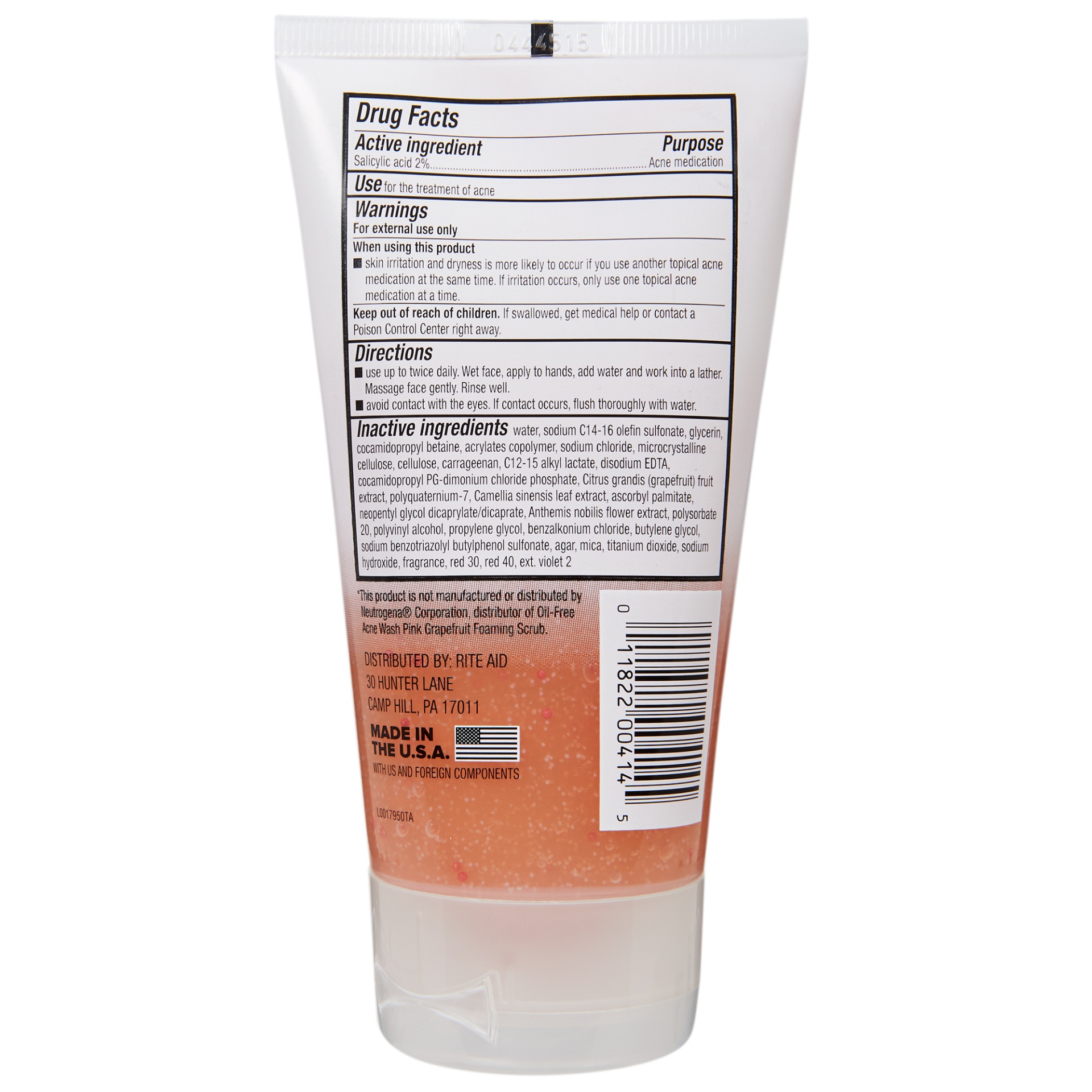 slide 2 of 3, Daylogic Pink Grapefruit Foaming Acne Scrub, 4.2 fl oz