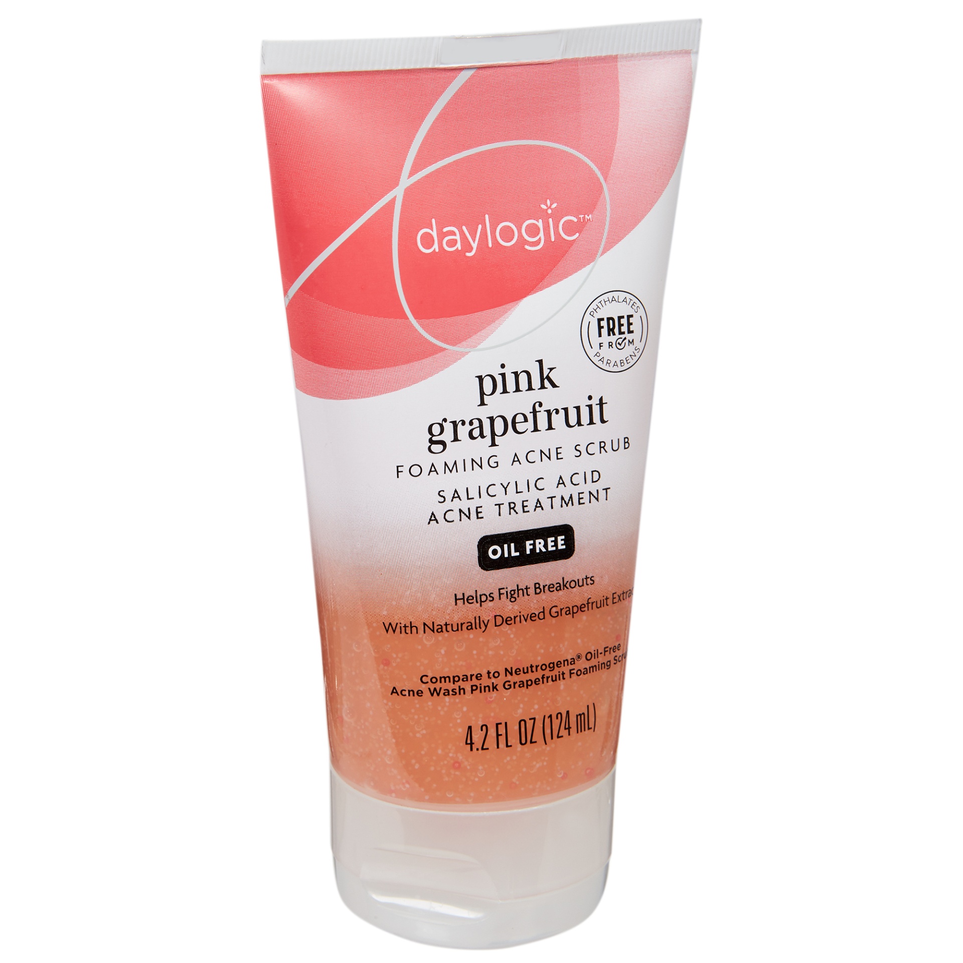 slide 3 of 3, Daylogic Pink Grapefruit Foaming Acne Scrub, 4.2 fl oz