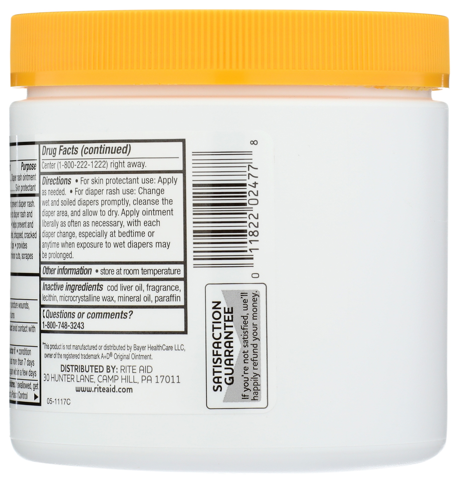 slide 2 of 3, Rite Aid Vitamin A&D Rash Ointment, 1 lb