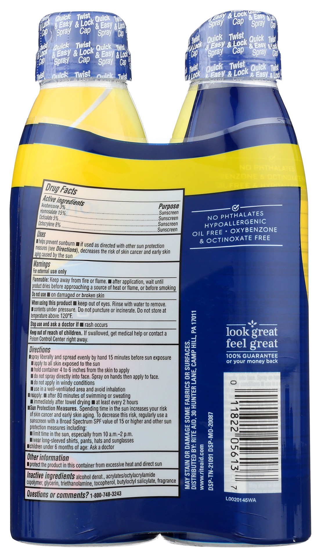 slide 2 of 2, Daylogic Sports Continuous Spray Sunscreen Spf 50, 11 oz