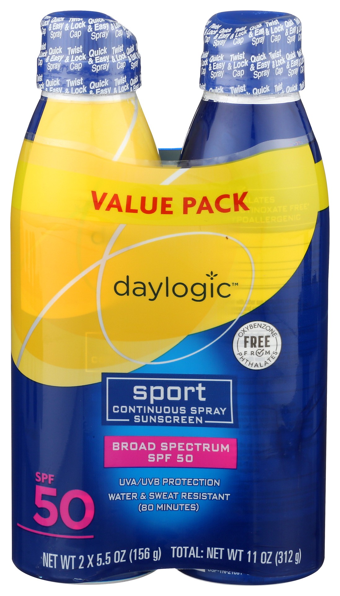 Daylogic Sports Continuous Spray Sunscreen Spf 50 11 oz Shipt