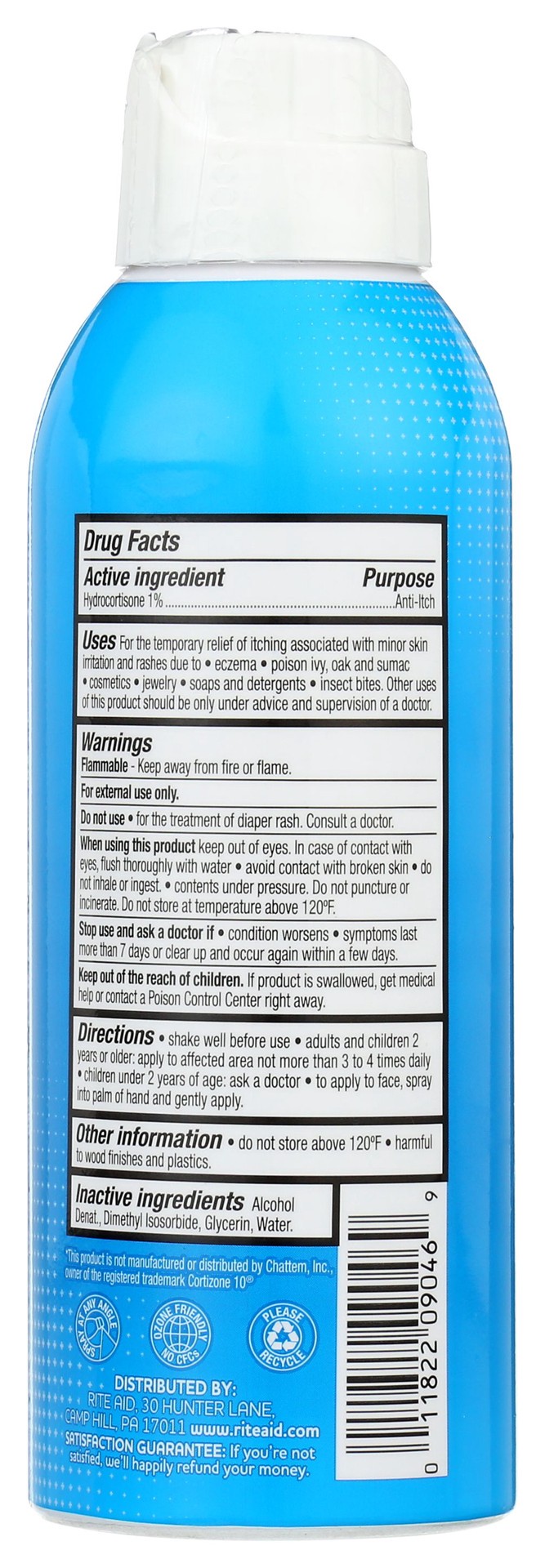 Rite Aid Maximum Strength Cortisone Spray, 3 oz 3 oz | Shipt