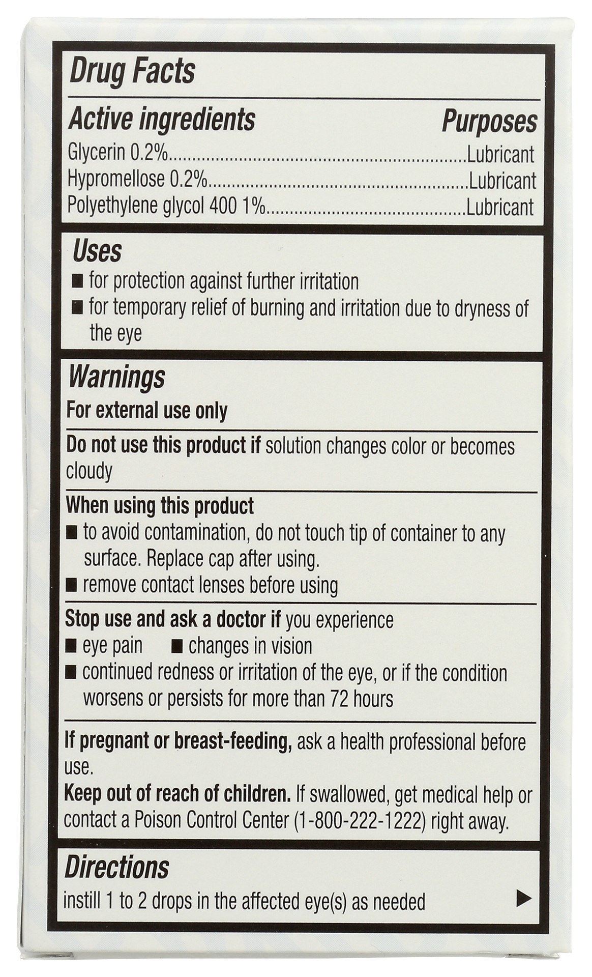 slide 2 of 2, Rite Aid Eye Drops Dry Eye, 0.5 fl oz