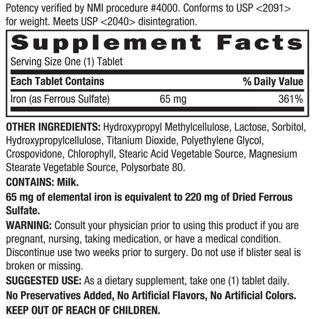 slide 2 of 2, Rite Aid Iron Tablets, Maximum Potency, 65mg, 100 ct