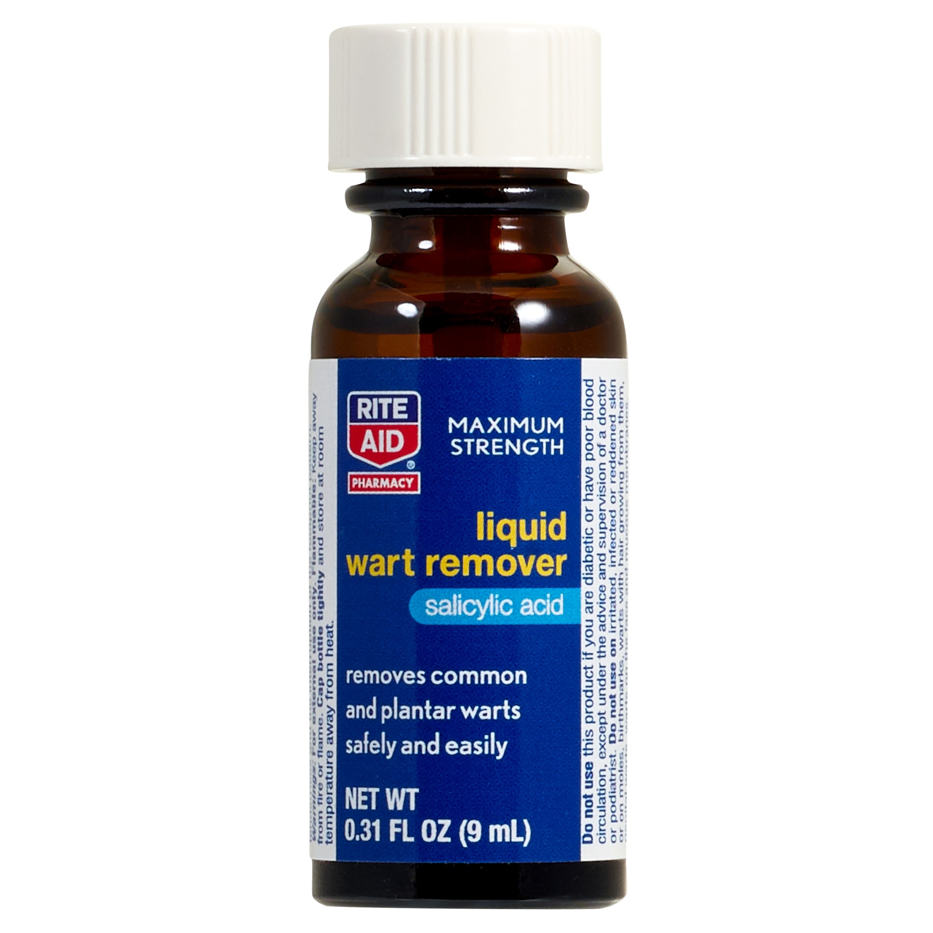 slide 3 of 3, Rite Aid Pharmacy Maximum Strength Liquid Wart Remover, 0.31 fl oz