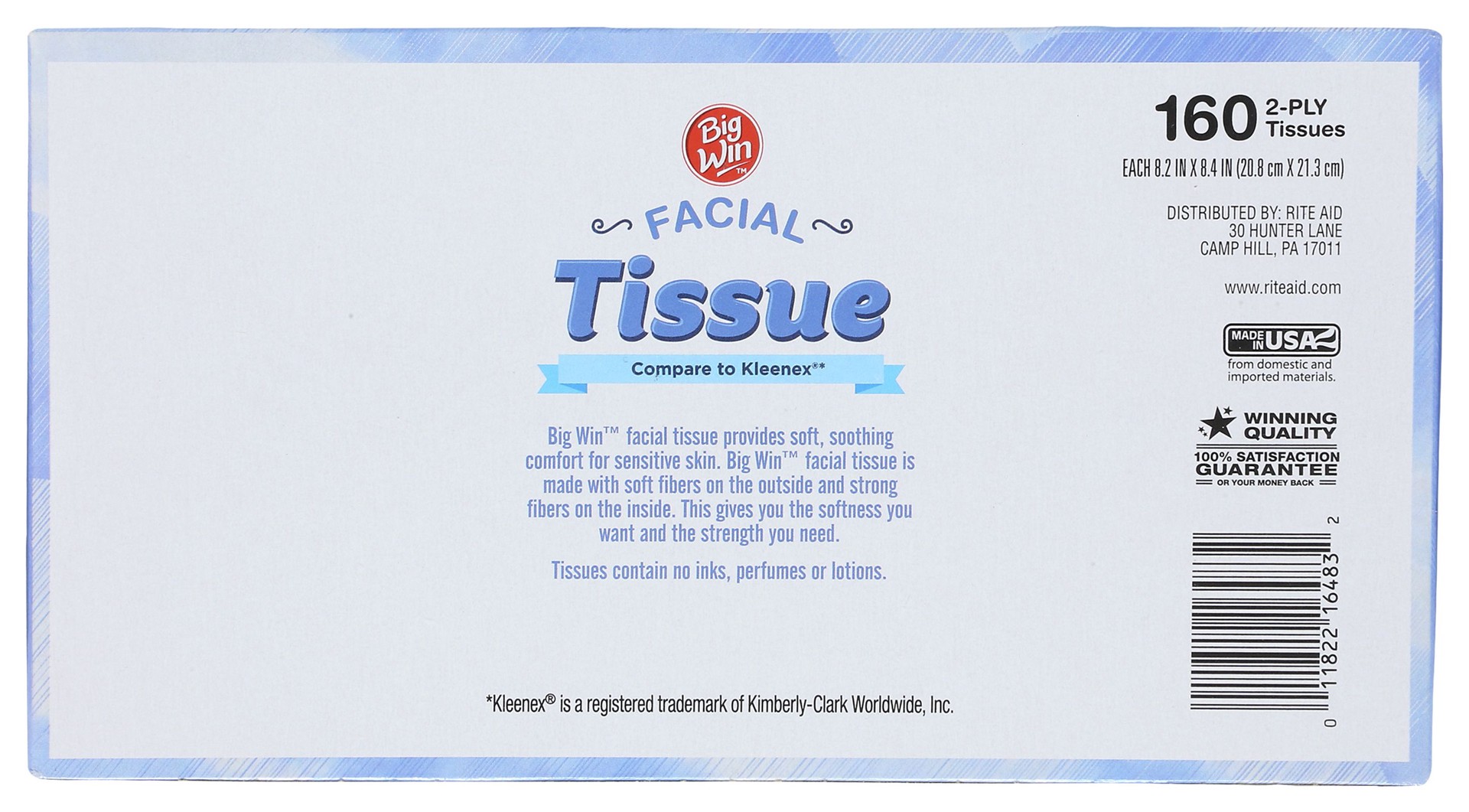 slide 2 of 2, Big Win Facial Tissue, 160 ct