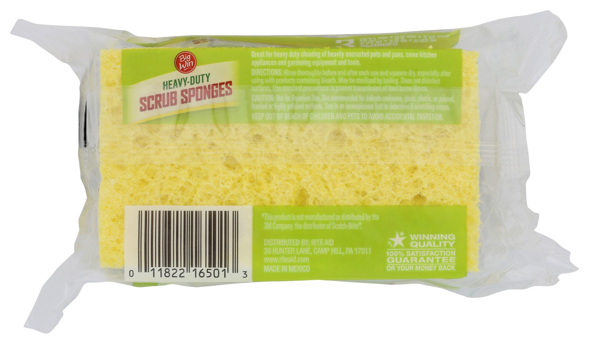 slide 2 of 2, Big Win Handy Sponge, 4 ct