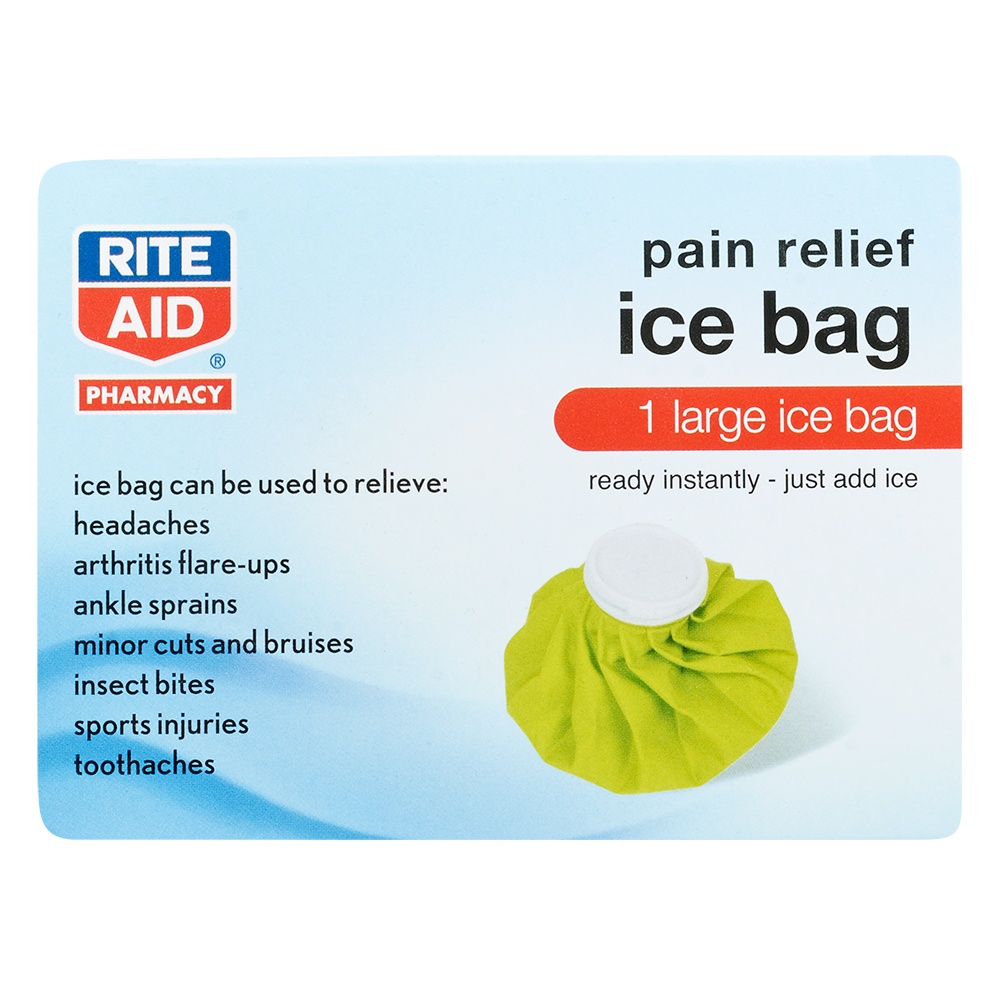 slide 3 of 4, Rite Aid Pain Relief Ice Bag, Large, 3 qt, 1 ct