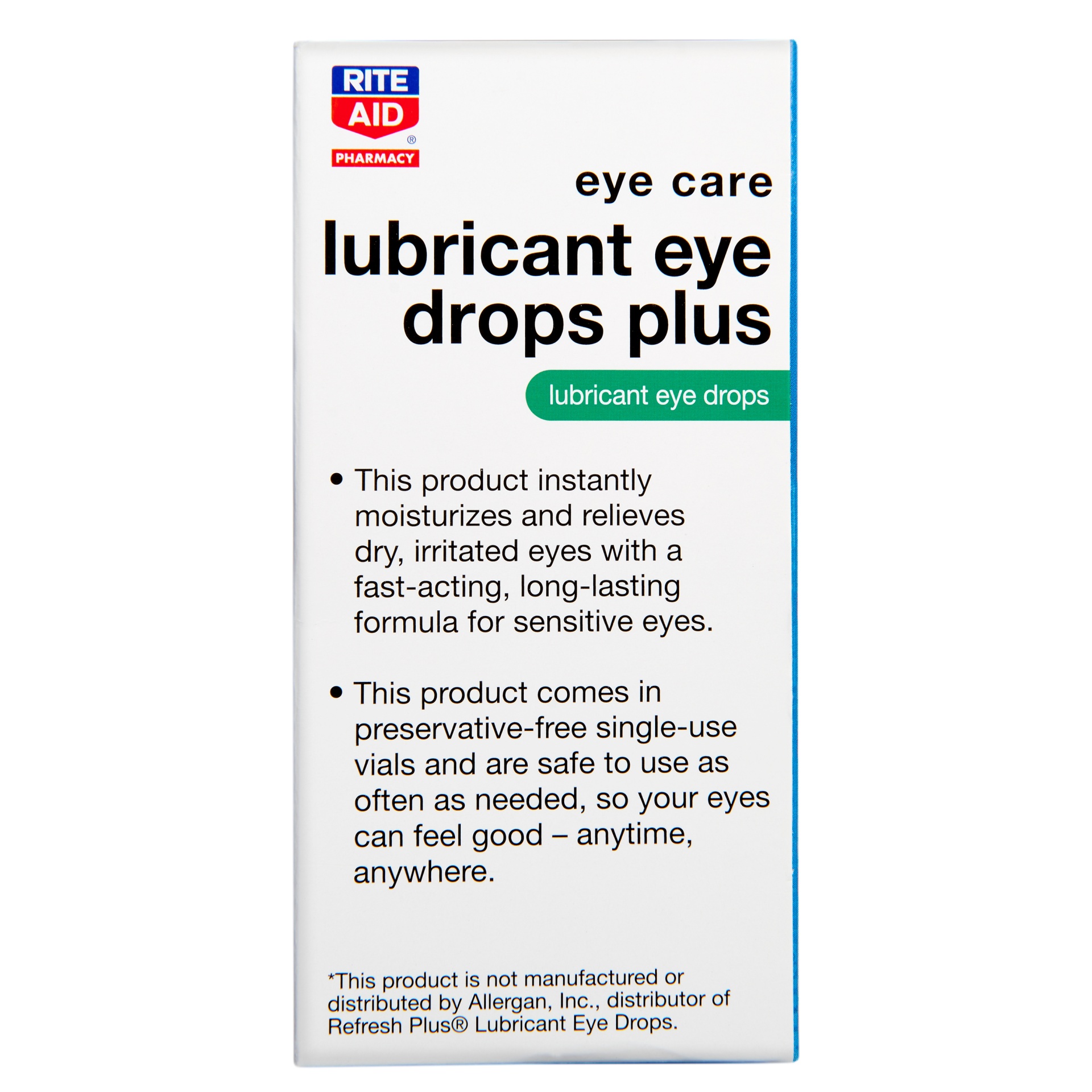 slide 3 of 5, Rite Aid Artificial Tears Lubricant Eye Drops, Single Use Vials, 30 ct