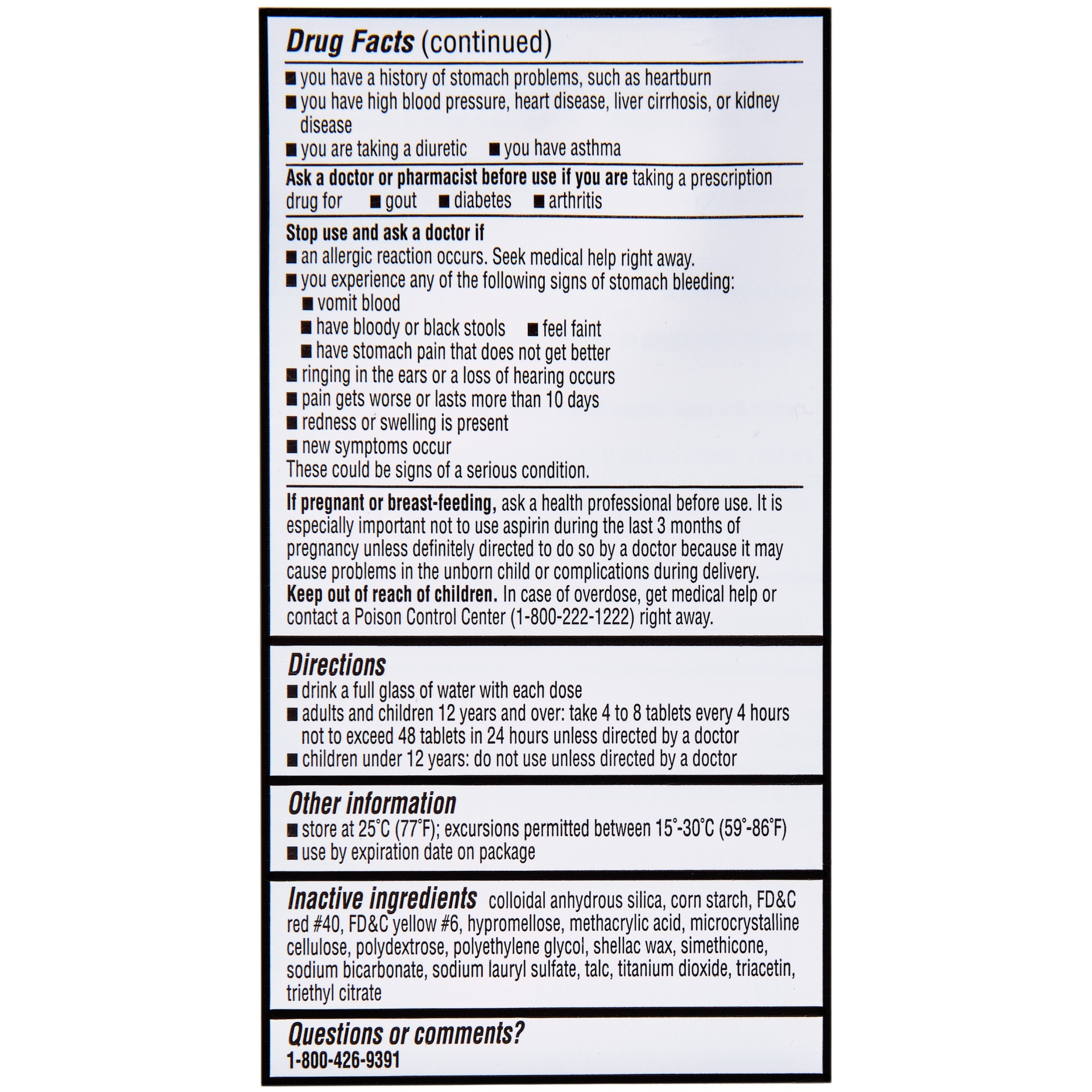 slide 4 of 4, Rite Aid Low Dose Aspirin Enteric Coated Tablets, 81mg, 500 ct