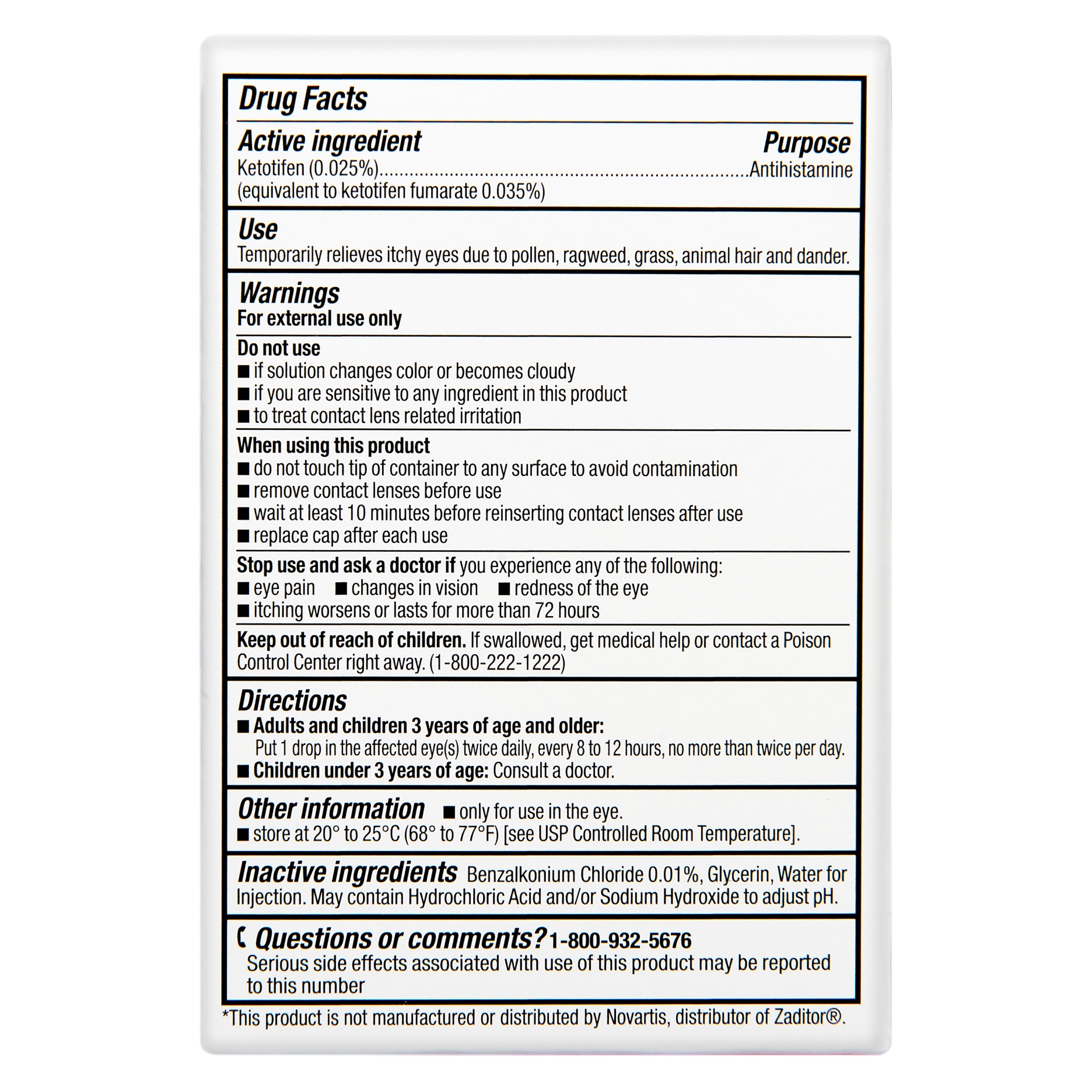 slide 2 of 3, Rite Aid Eye Itch Relief Antihistamine Eye Drops, Original Prescription Strength, 0.17 fl oz, 2 ct