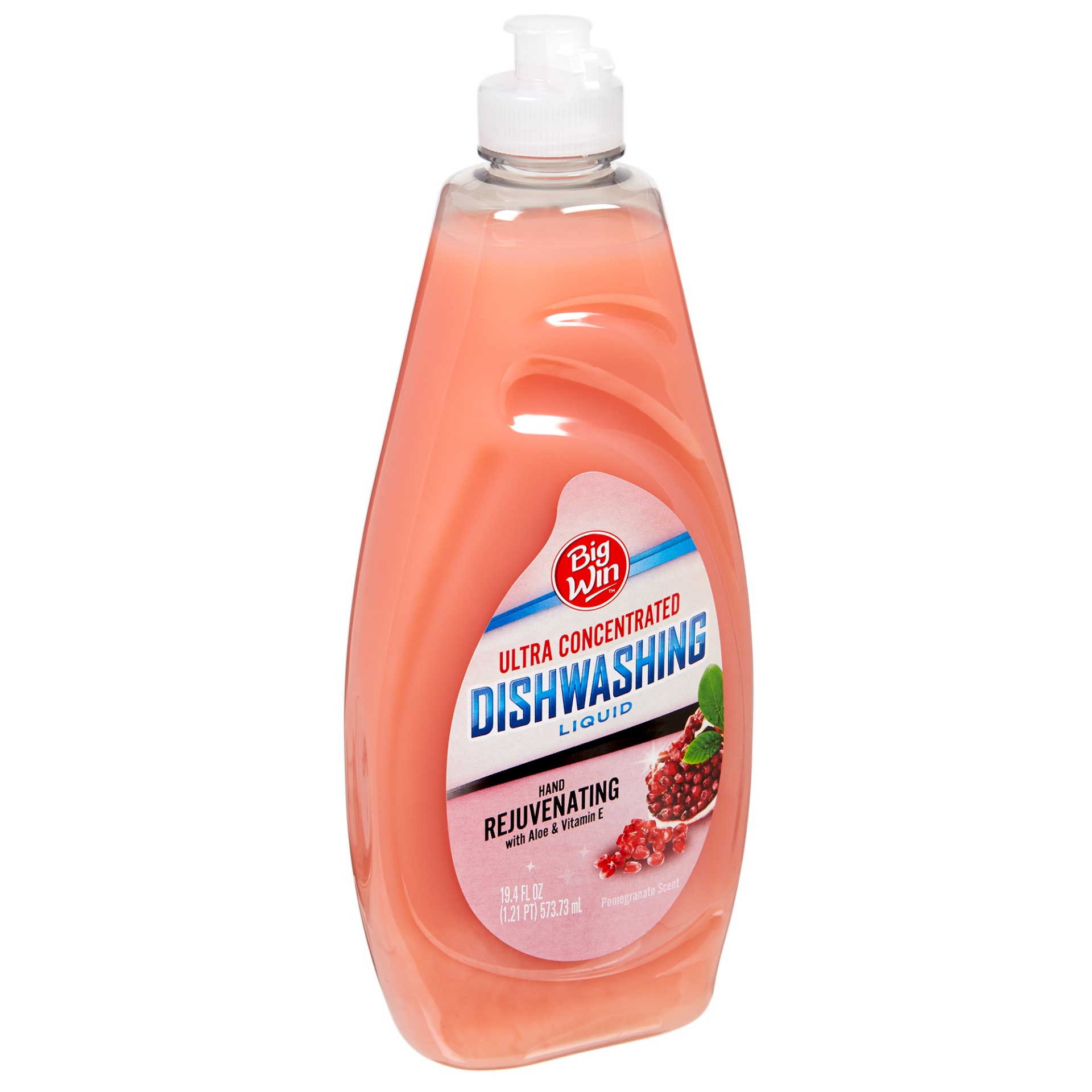 slide 3 of 3, Big Win Dishwashing Liquid, Hand Rejuvenating, Pomegranate, 19.4 fl oz