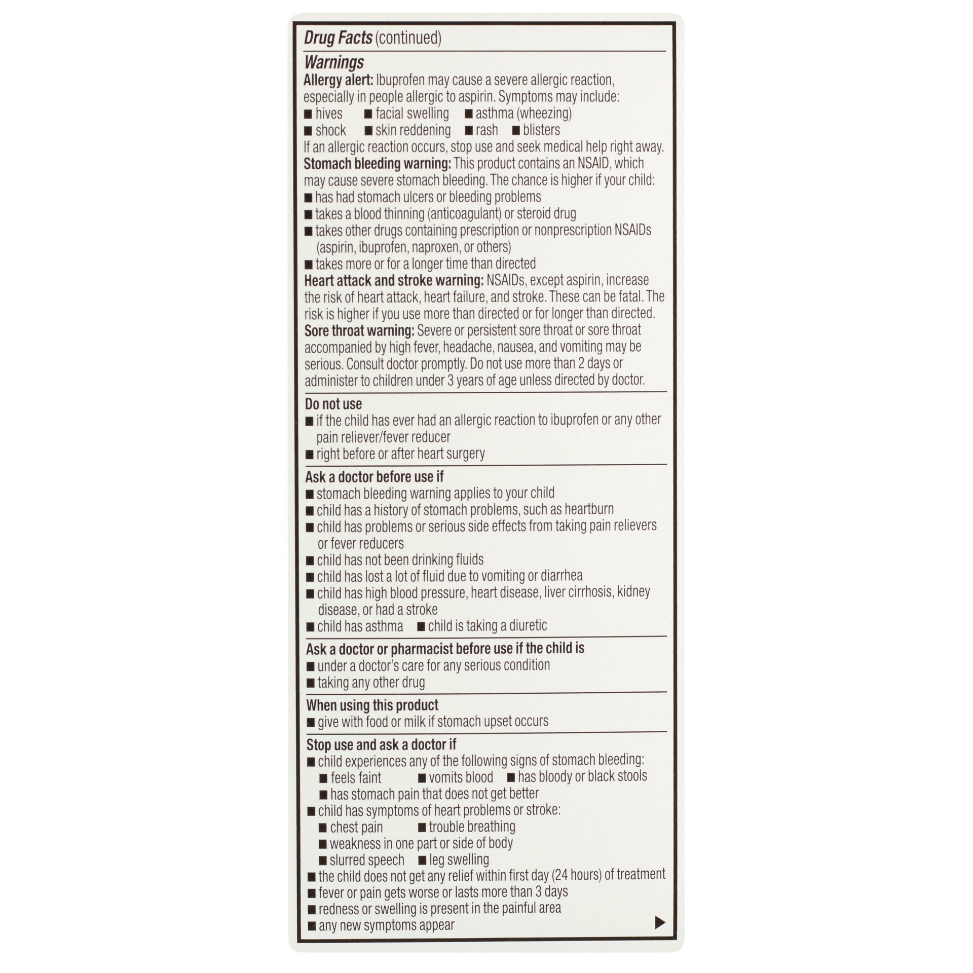 slide 3 of 5, Rite Aid Infants' Ibuprofen Drops, 50mg, 1 fl oz