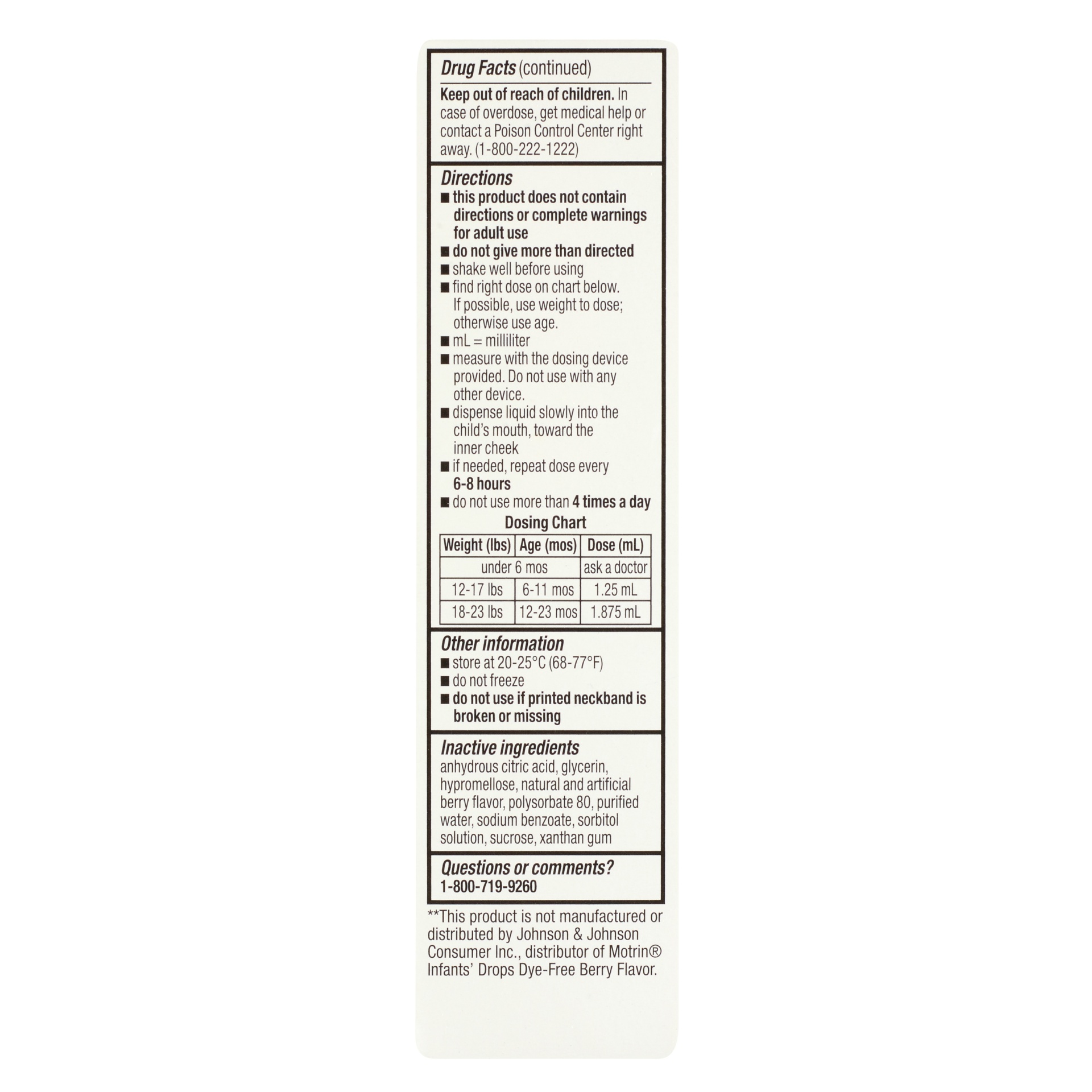 slide 4 of 5, Rite Aid Infants' Ibuprofen Drops, 50mg, 1 fl oz