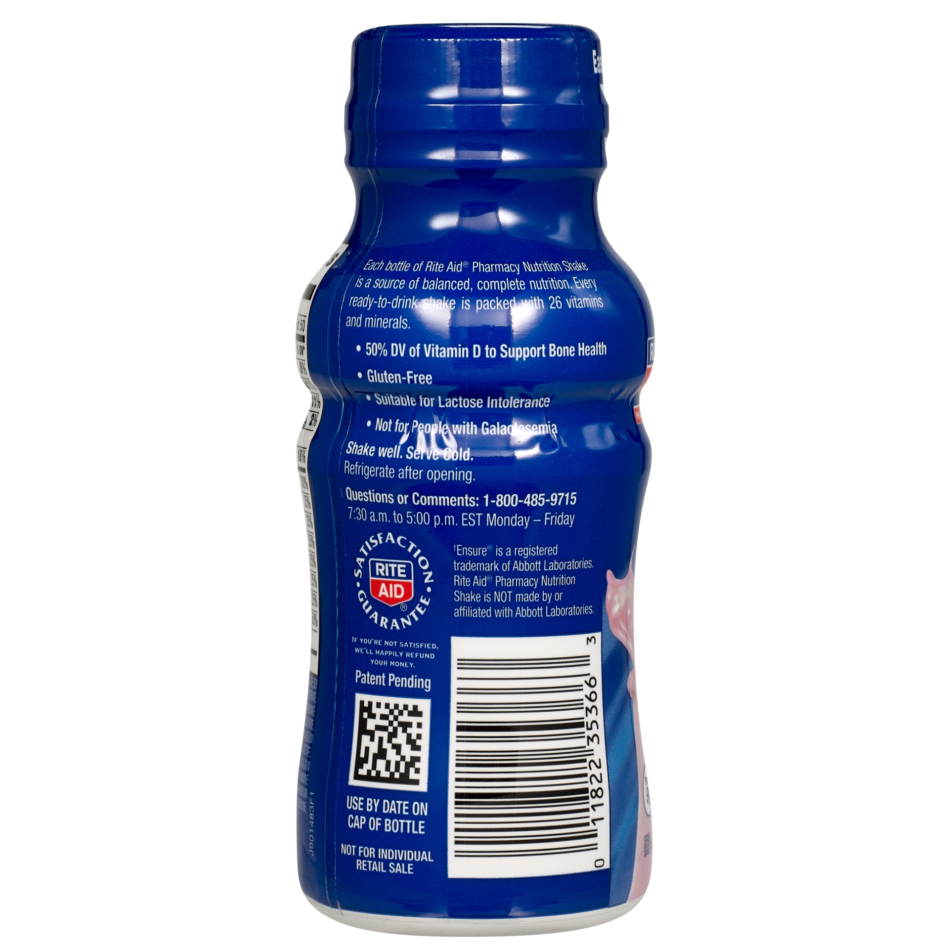 slide 3 of 4, Rite Aid Original Nutrition Shake, Strawberry, 8 fl oz, 6 ct