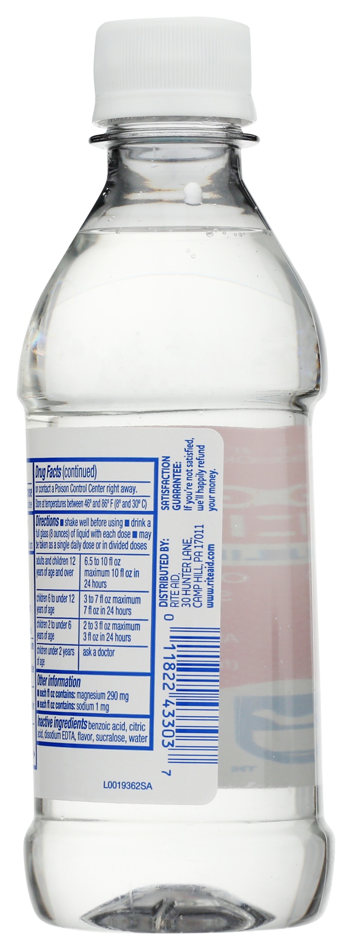 Rite Aid Magnesium Citrate Saline Laxative, Cherry 10 fl oz Shipt