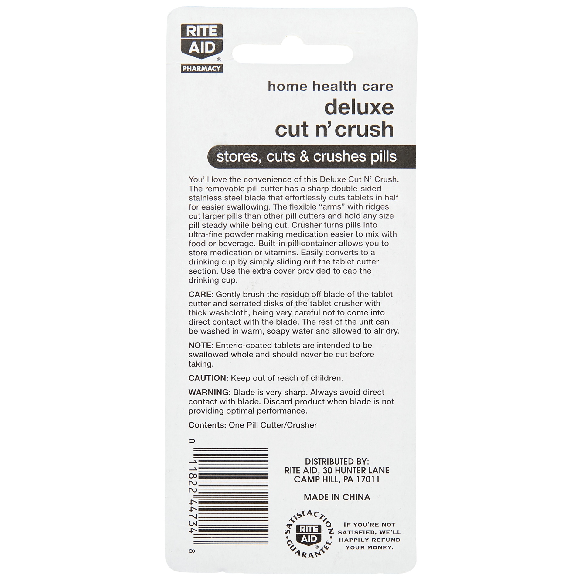 slide 3 of 3, Rite Aid Home Health Care Deluxe, Cut N' Crush, 1 ct