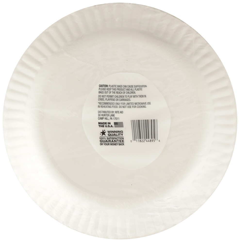 slide 2 of 2, Big Win Uncoated Paper Plates, 9 in, 100 ct