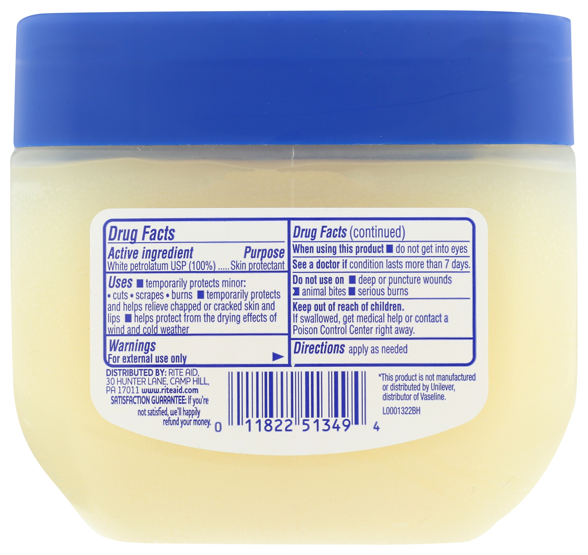 slide 2 of 3, Rite Aid Petroleum Jelly, 13 oz