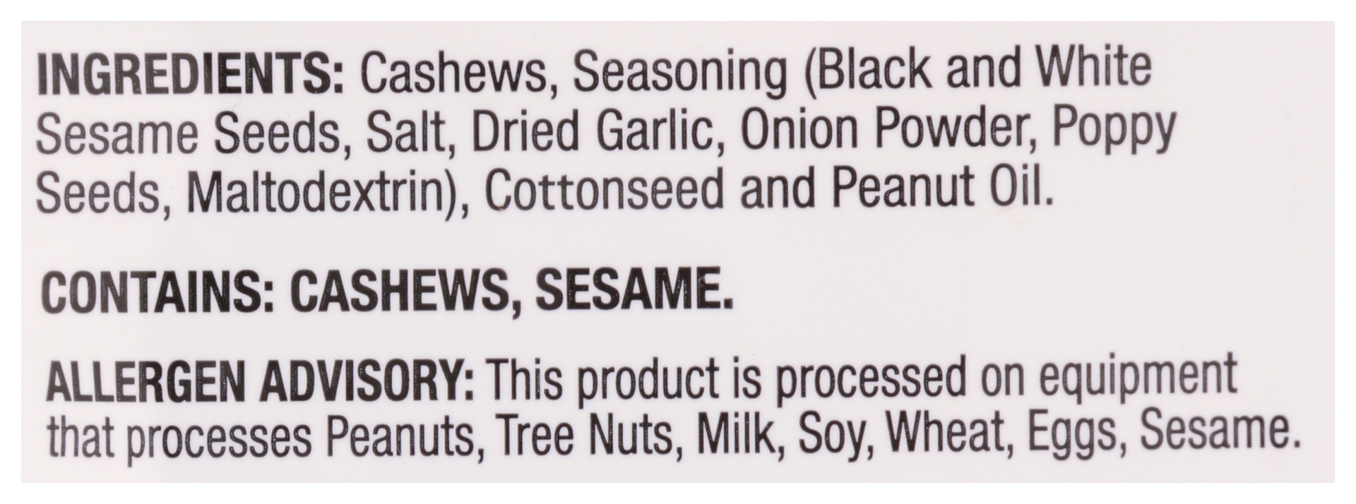 slide 4 of 4, Big Win Everythng Bagel Seasoned Cashews, 8 oz