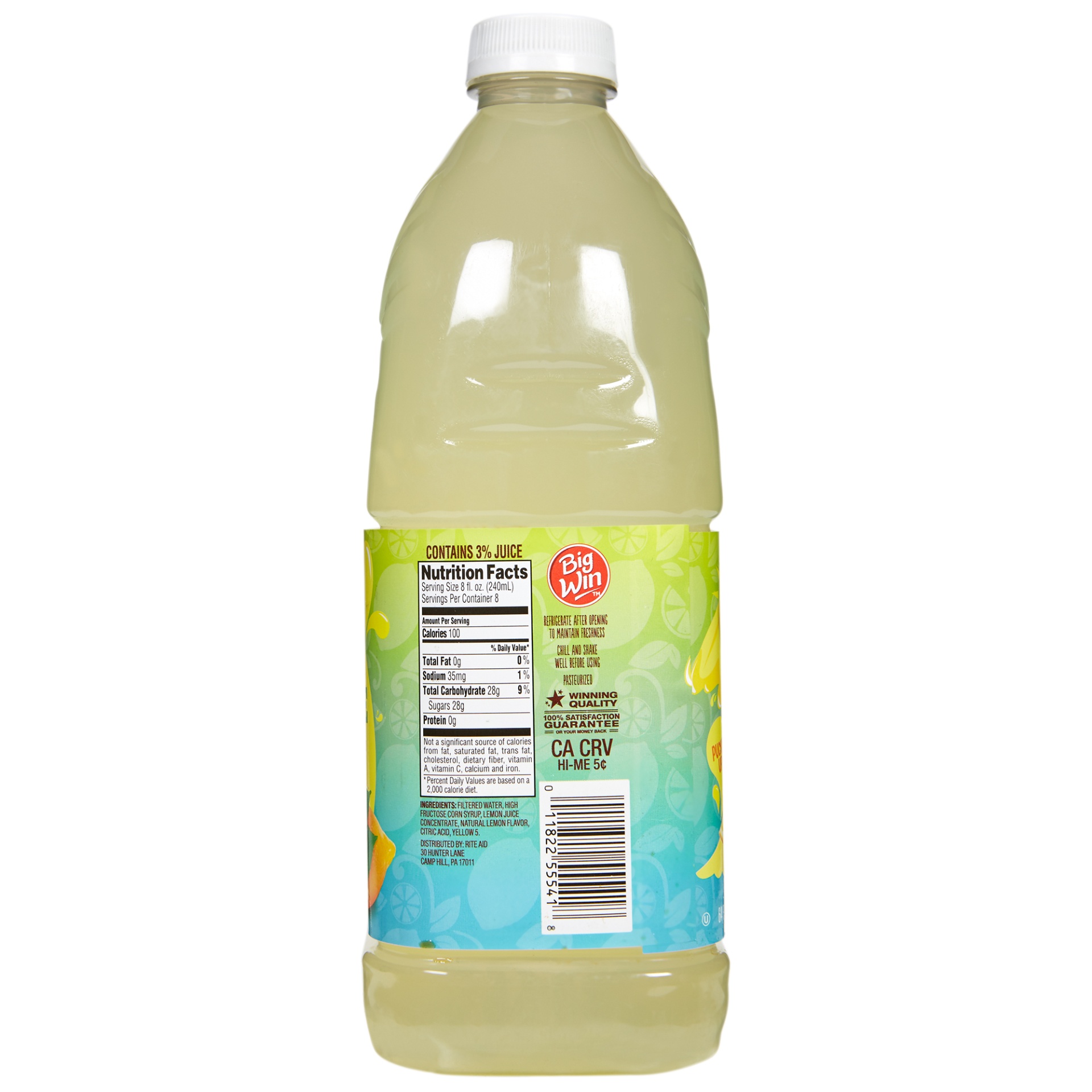 slide 2 of 3, Big Win Lemonade, 64 fl oz