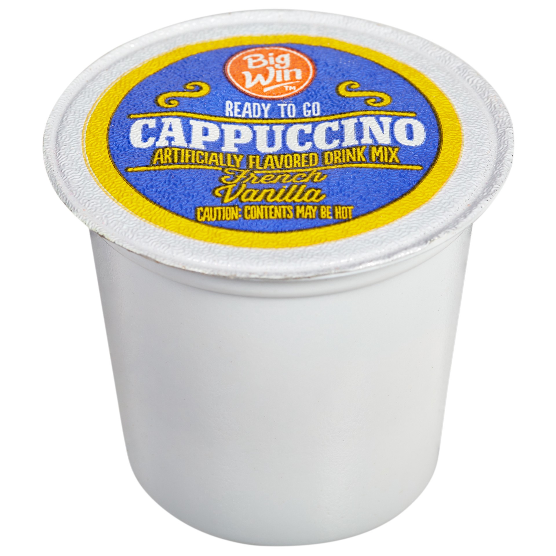 Big Win Single Serve Coffee Cups, French Vanilla Cappuccino 12