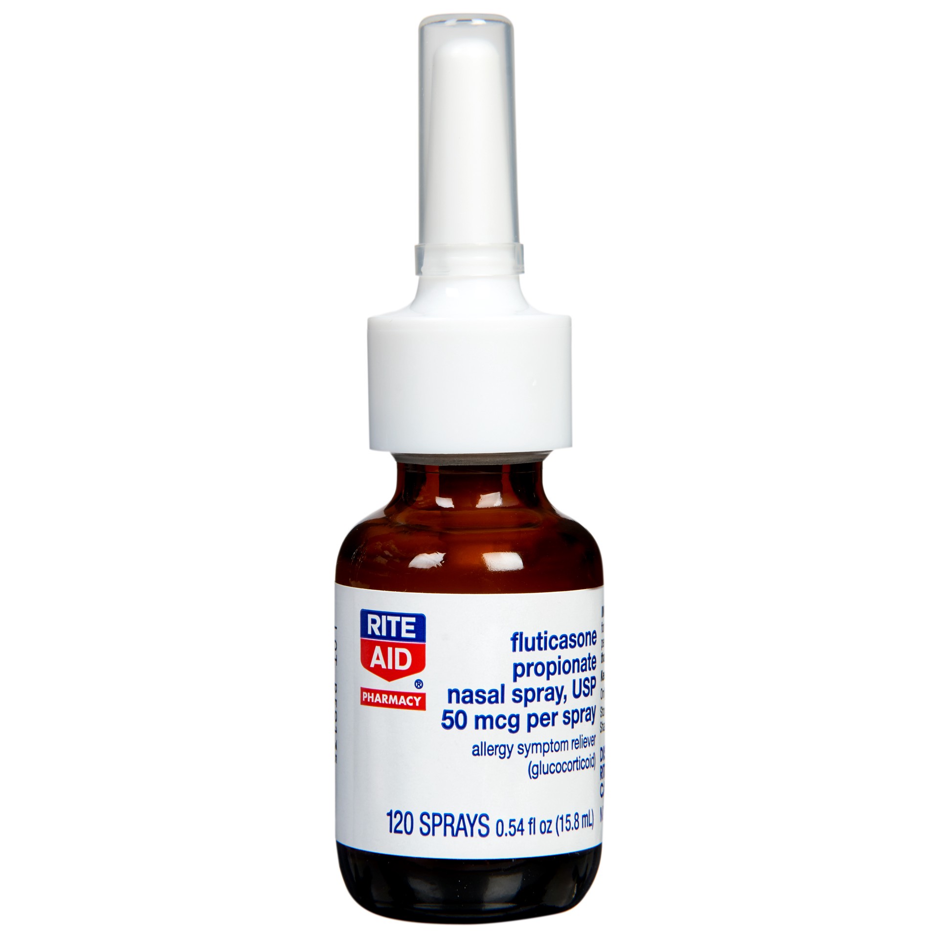 slide 3 of 5, Rite Aid Allergy Relief Nasal Spray, Fluticasone Propionate 50mcg, 0.54 fl oz