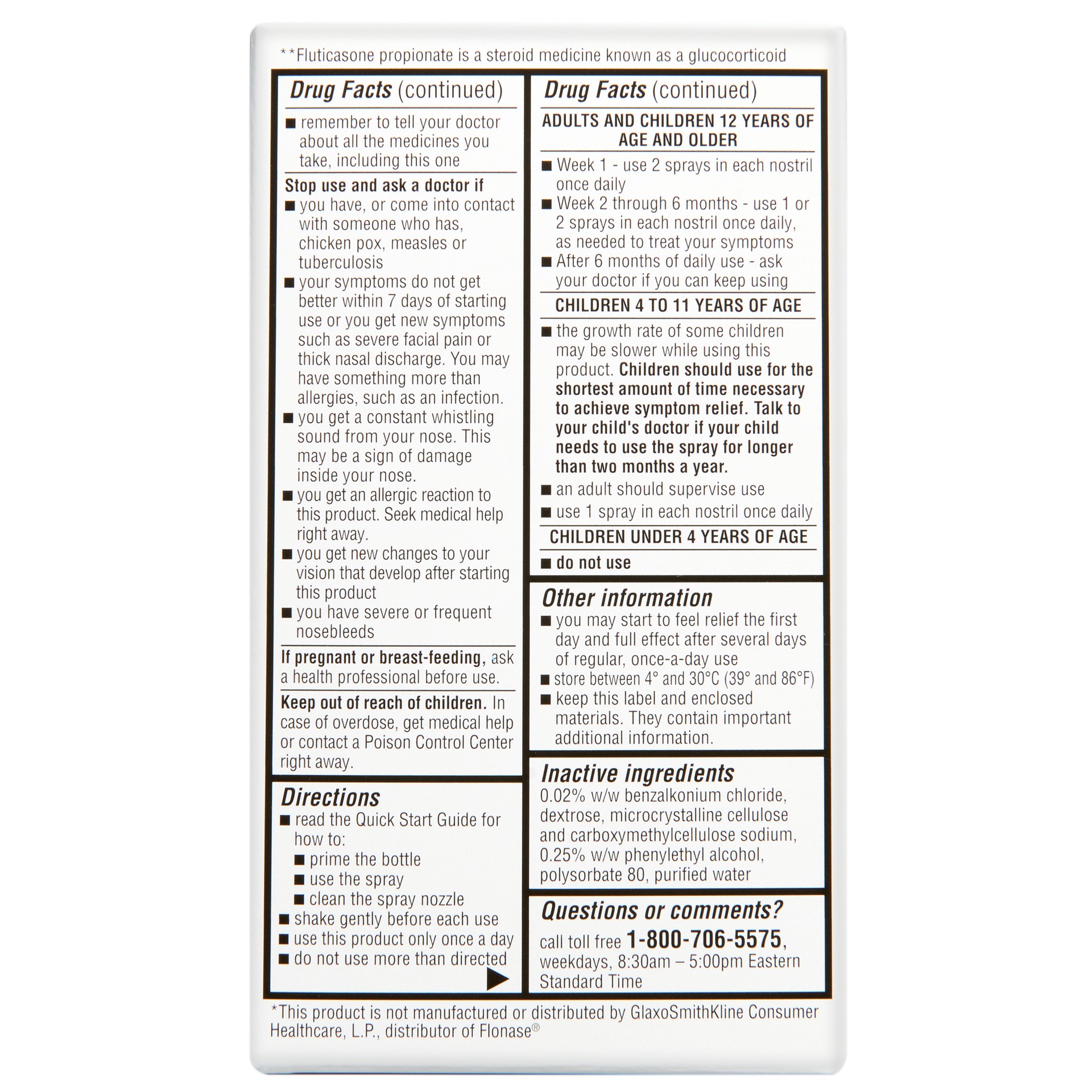 slide 4 of 5, Rite Aid Allergy Relief Nasal Spray, Fluticasone Propionate 50mcg, 0.54 fl oz