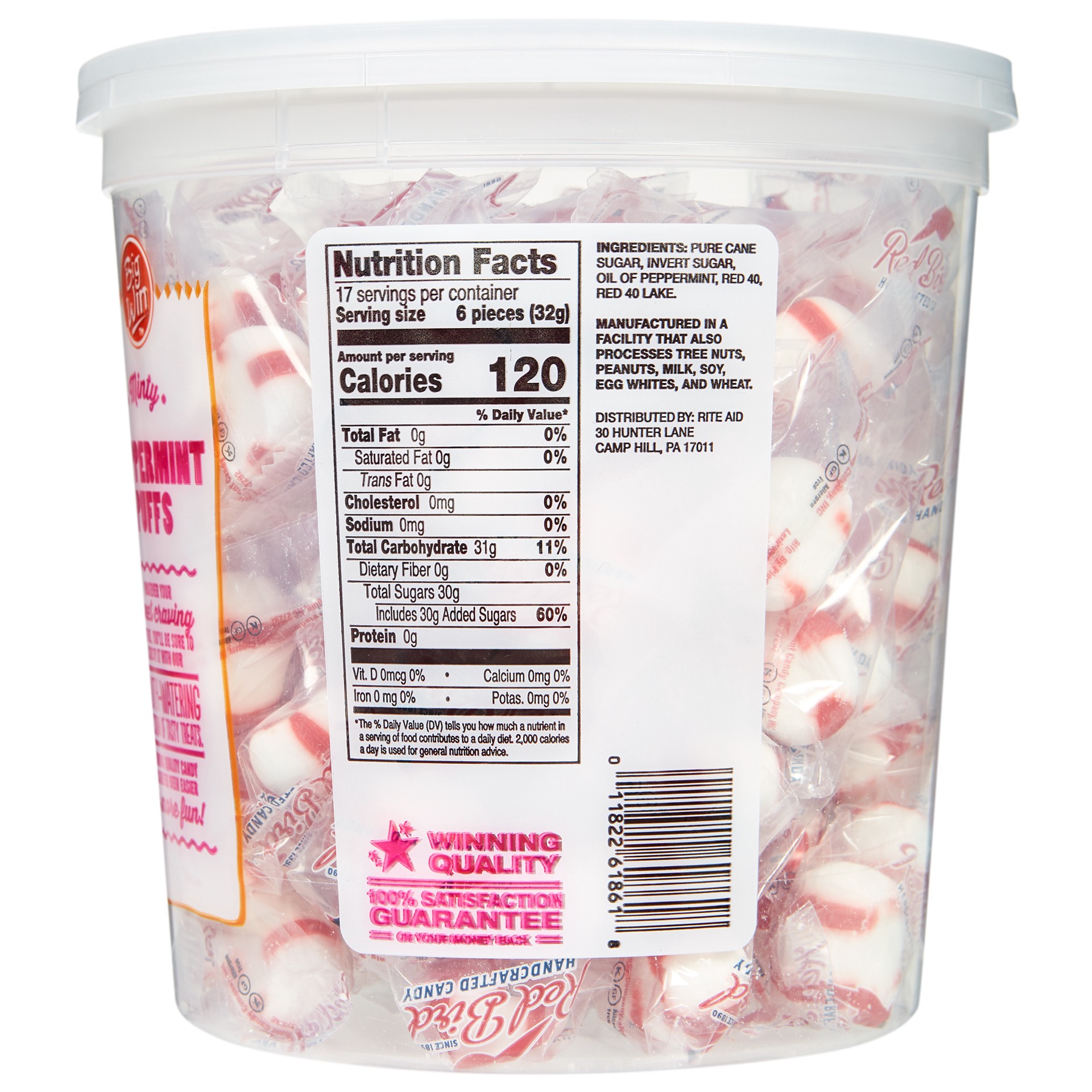 slide 2 of 2, Big Win Peppermint Puffs, 20 oz