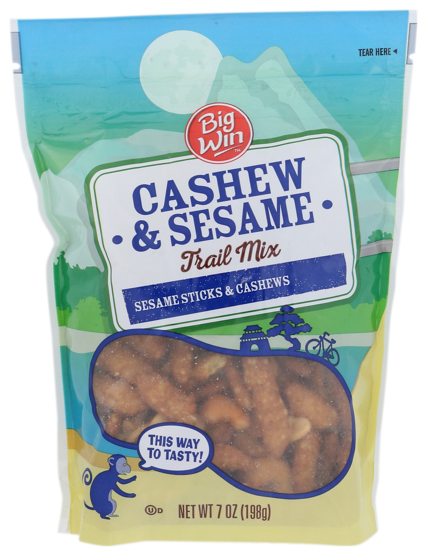 slide 1 of 1, Big Win Cashew Sesame Trail Mix, 7 oz