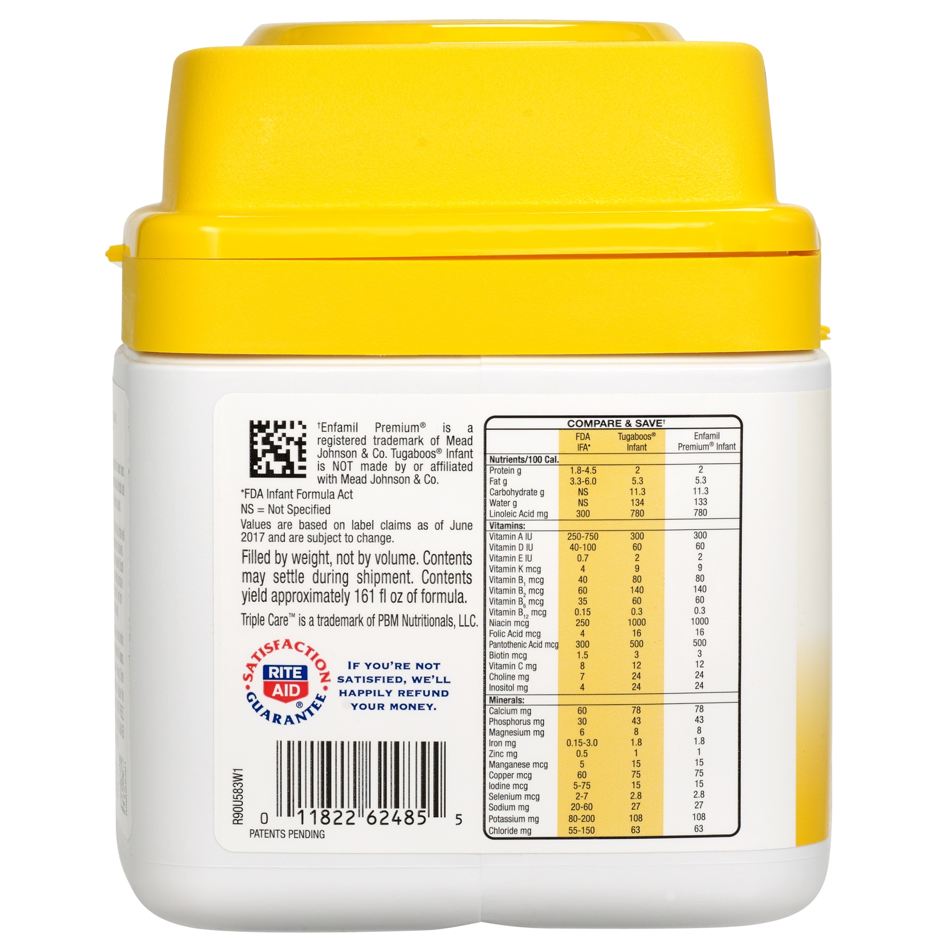 slide 4 of 4, Rite Aid Tugaboos Infant Formula, 22.2 oz