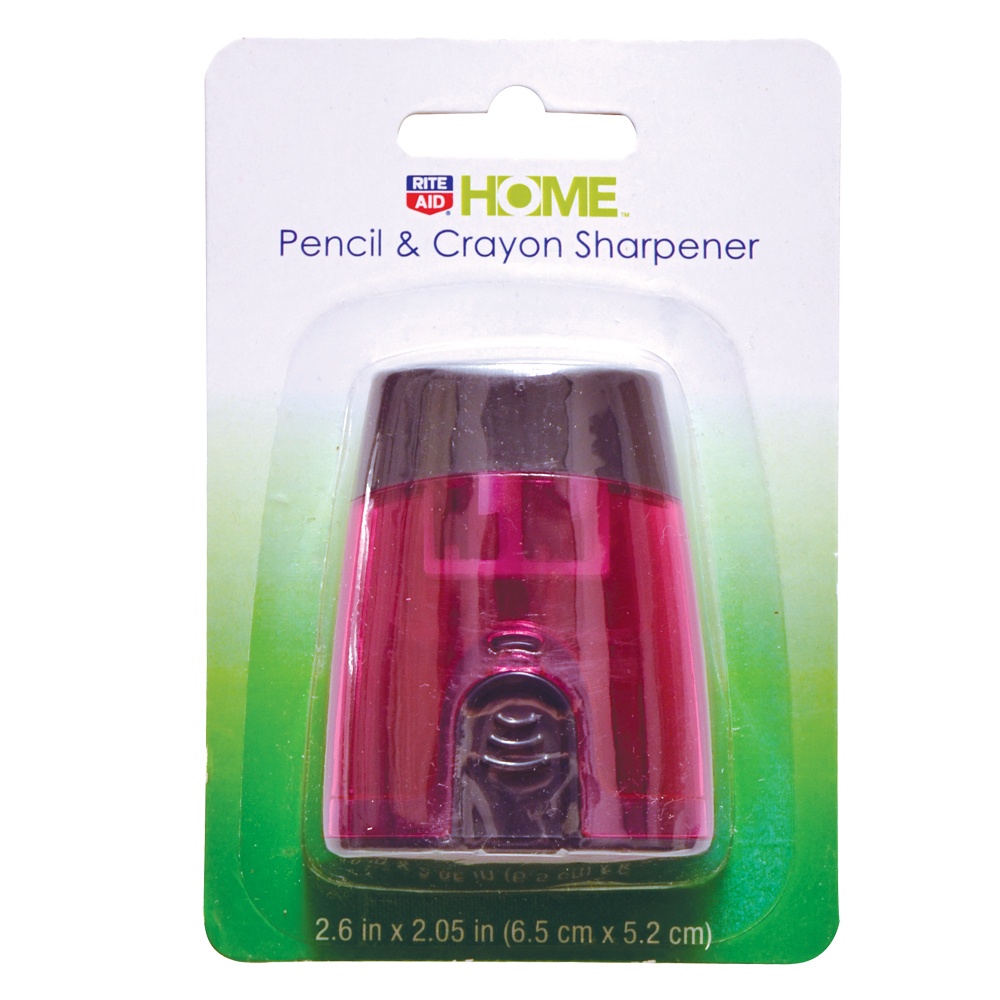 slide 2 of 3, Rite Aid Home Pencil/Crayon Sharpener, 1 ct