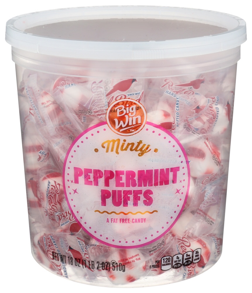 slide 2 of 4, Big Win Peppermint Puffs, 18 oz