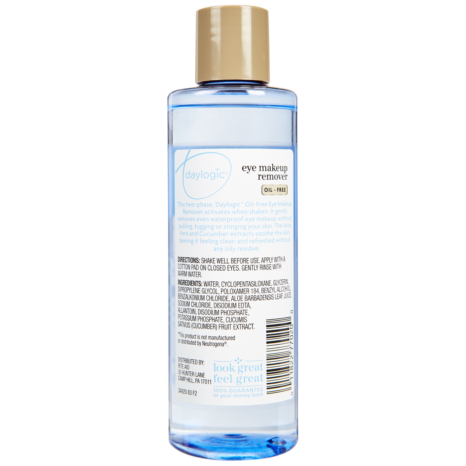 slide 2 of 2, Daylogic Oil-Free Eye Makeup Remover, 6.4 fl oz