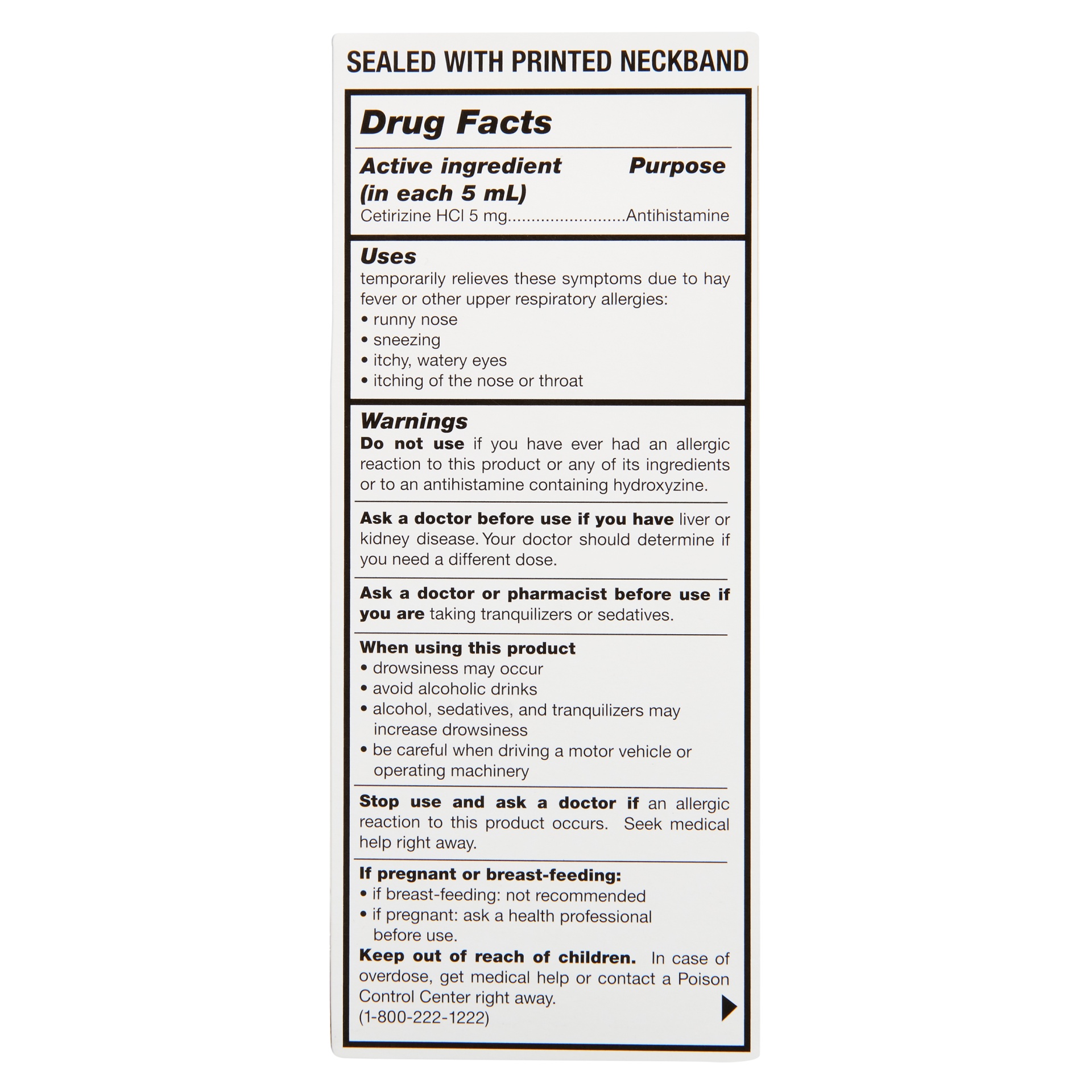 slide 2 of 4, Rite Aid Children's Allergy Relief with Cetirizine, Grape Flavor, 1 mg, 8 fl oz