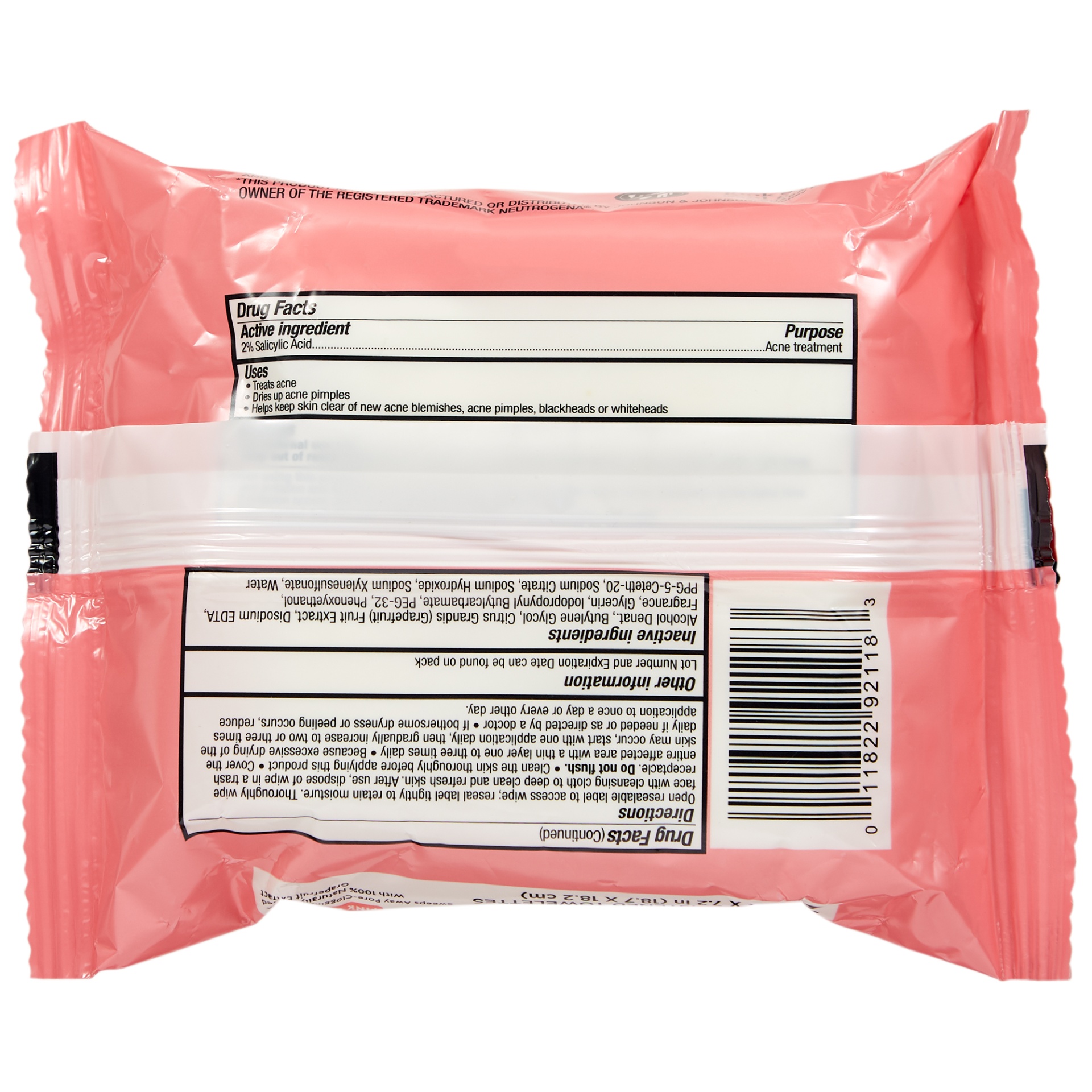 slide 2 of 3, Daylogic Oil-Free Pink Grapefruit Cleansing Wipes for Acne Prone Skin, 25 ct