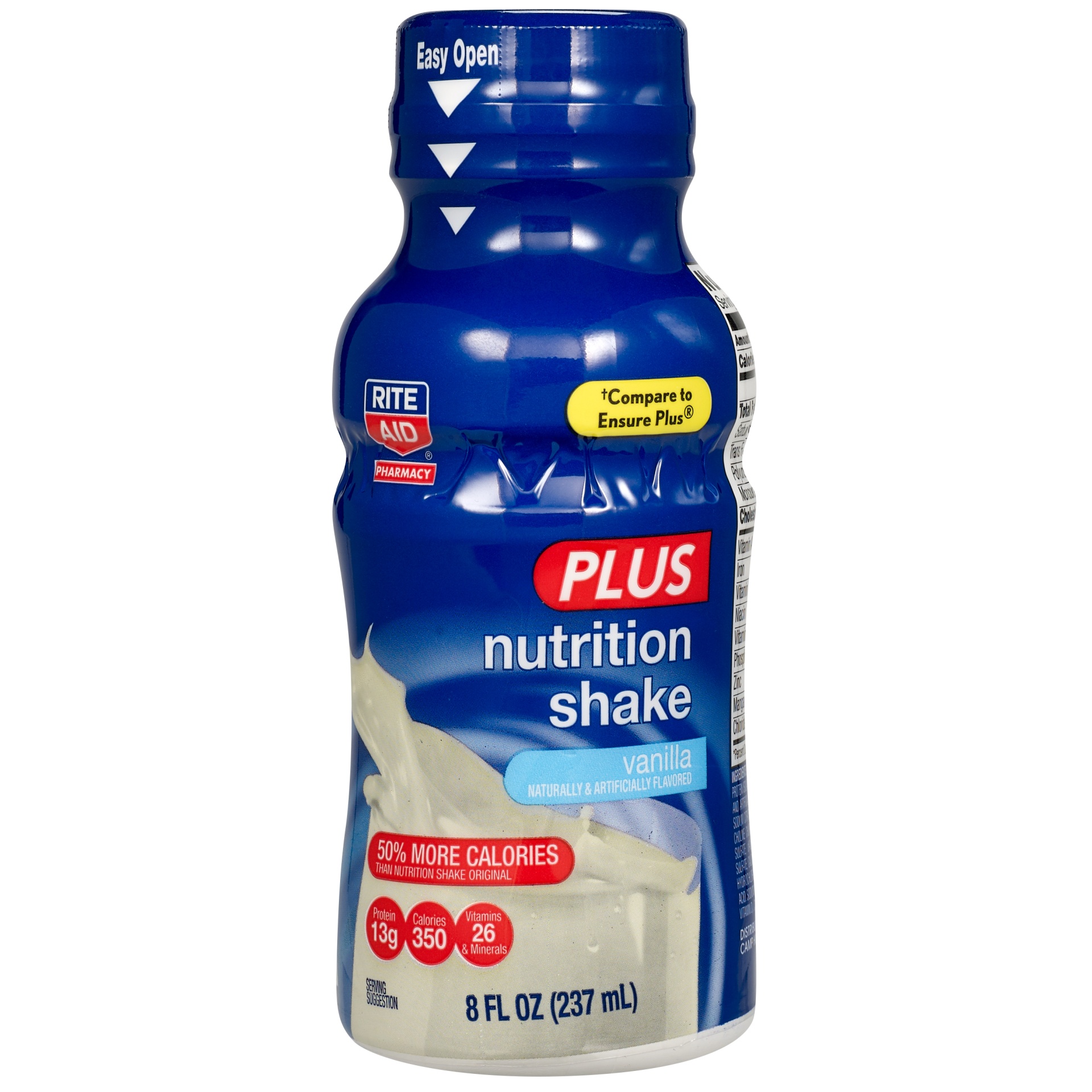 slide 3 of 4, Rite Aid Plus Nutrition Shake, Vanilla- 6 ct, 6 ct