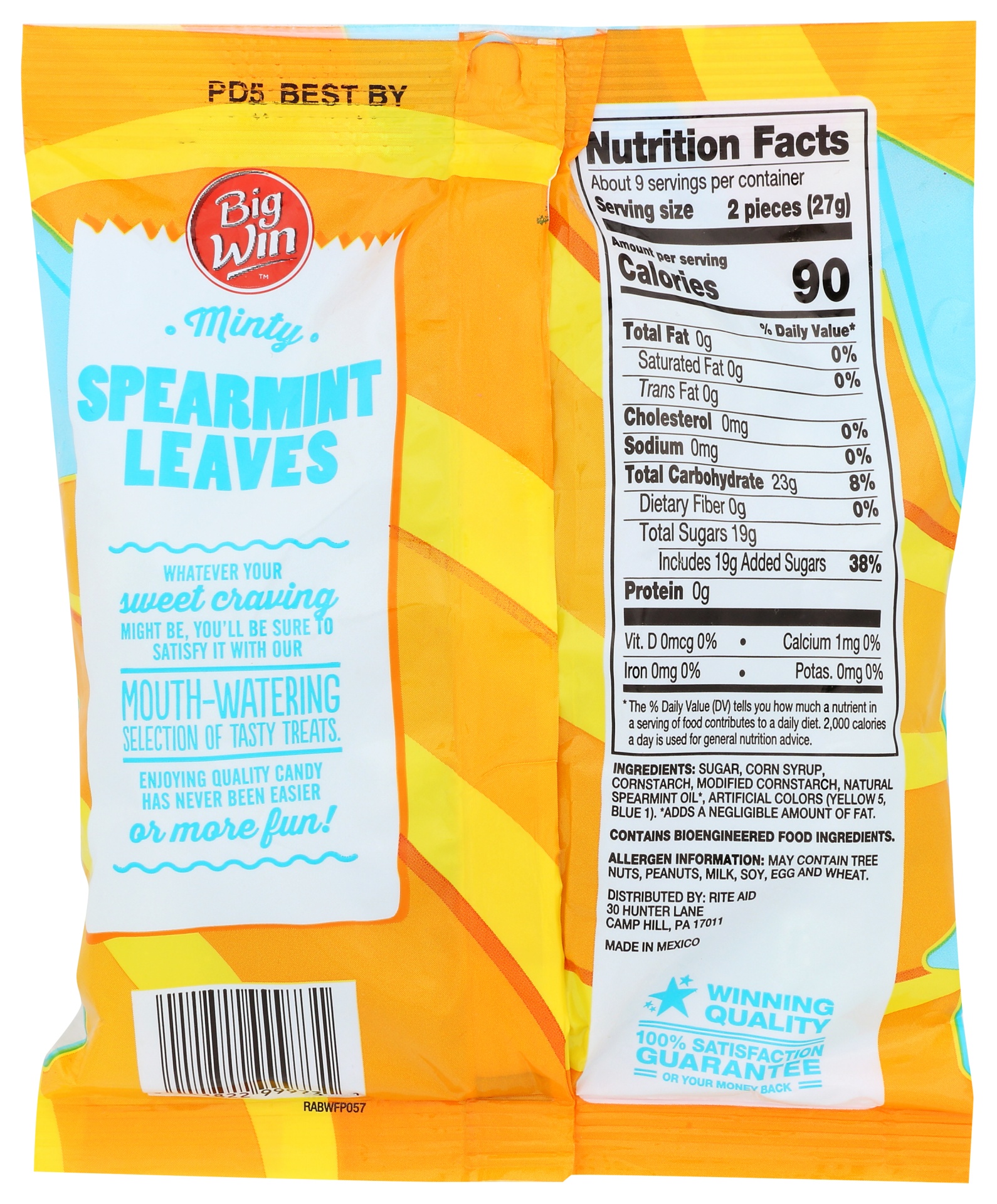 slide 2 of 4, Big Win Spearmint Leaves - 8.5 oz, 8.5 oz