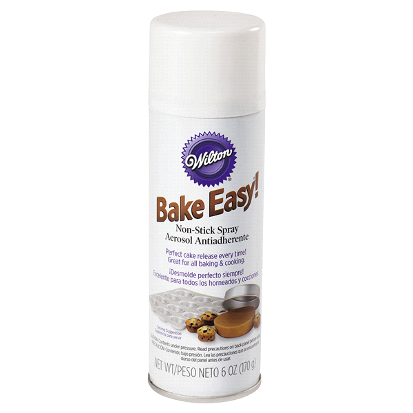 slide 1 of 1, Wilton Bake Easy Cake Pan Spray, 6 oz