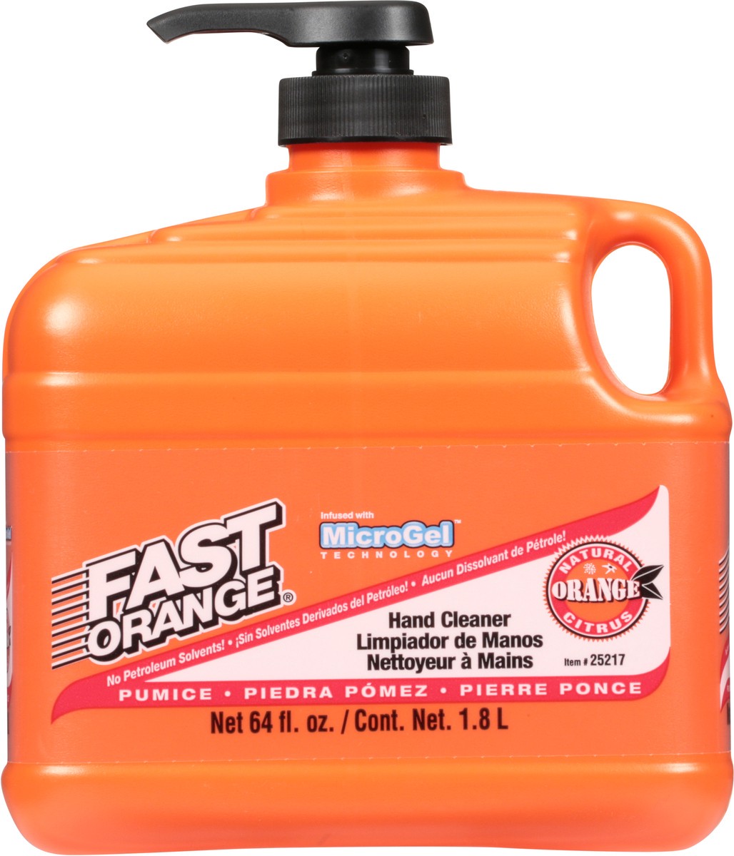 slide 4 of 11, Fast Orange Pumice Natural Orange Citrus Hand Cleaner 64 fl oz, 64 fl oz