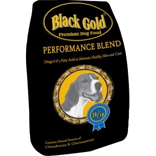 Black gold dog outlet food