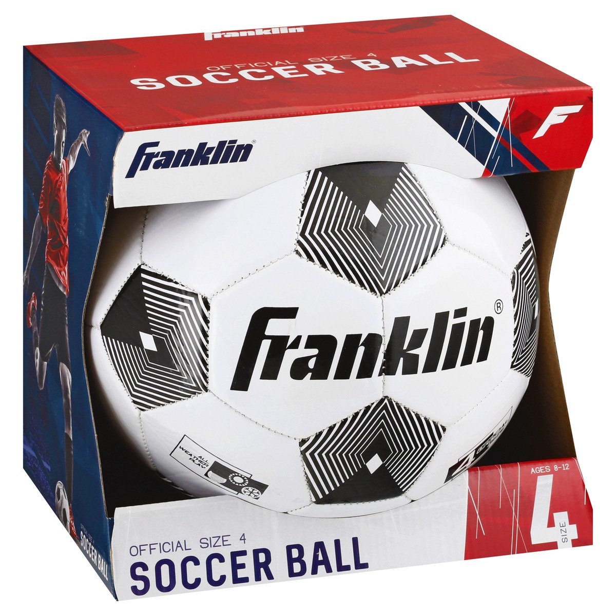 slide 8 of 11, Franklin Official Size 4 Soccer Ball 1 ea, 1 ct