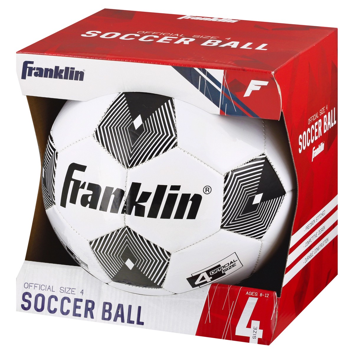 slide 6 of 11, Franklin Official Size 4 Soccer Ball 1 ea, 1 ct