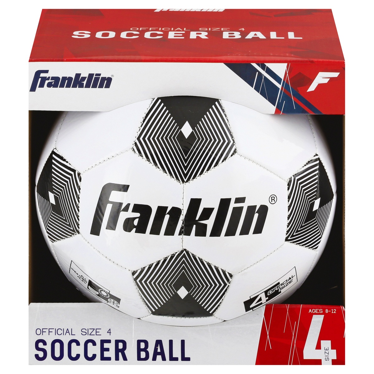 slide 1 of 1, Franklin Competition 100 Soccerball Size 4, 1 ct