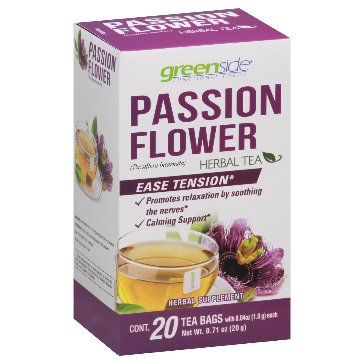 slide 3 of 13, Green Side Passion Flower Herbal Tea Tea Bags - 20 ct, 20 ct