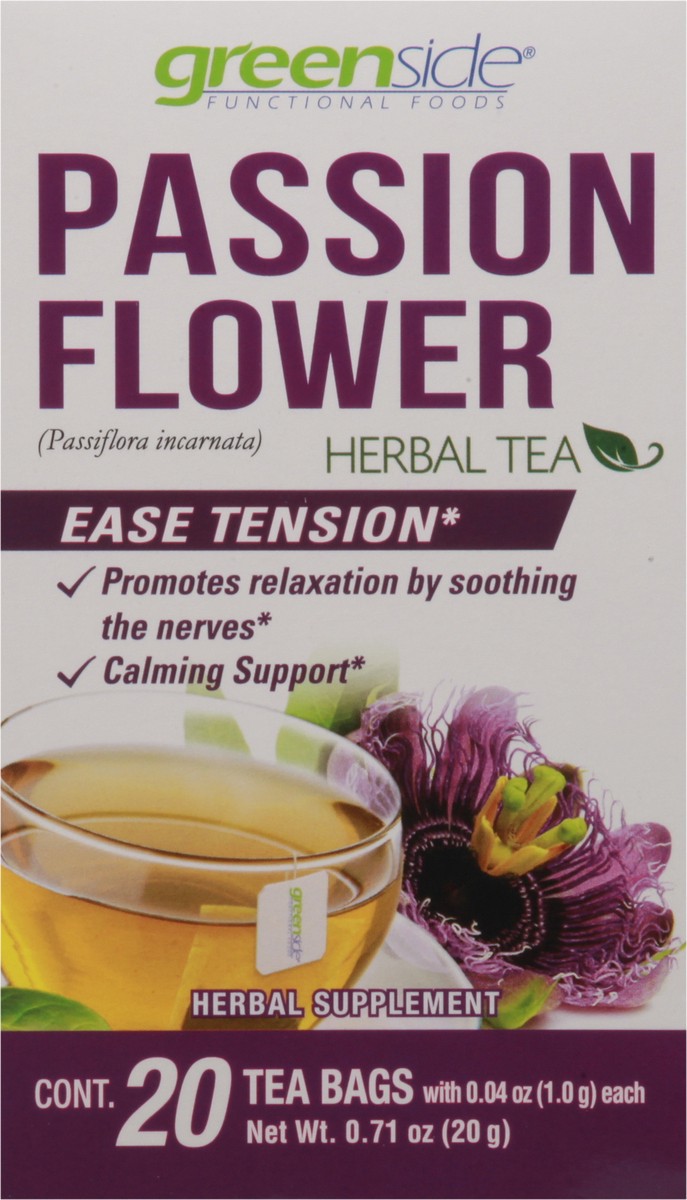 slide 9 of 13, Green Side Passion Flower Herbal Tea Tea Bags - 20 ct, 20 ct