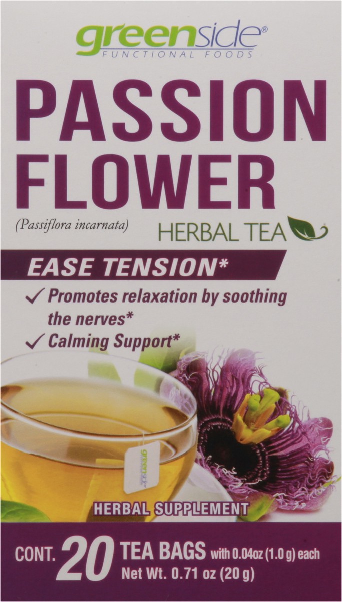 slide 5 of 13, Green Side Passion Flower Herbal Tea Tea Bags - 20 ct, 20 ct