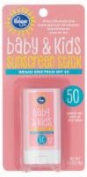 slide 1 of 1, Kroger Baby & Kids Sunscreen Stick SPF 50, 0.5 oz