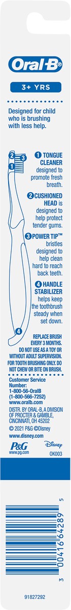 slide 2 of 3, Oral-B Extra Soft Power Toothbrush Disney 3+, 1 ct